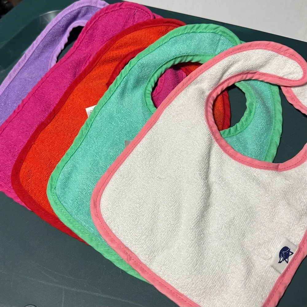 NEW SpinFox Pack of 12 Terry Drool Bibs